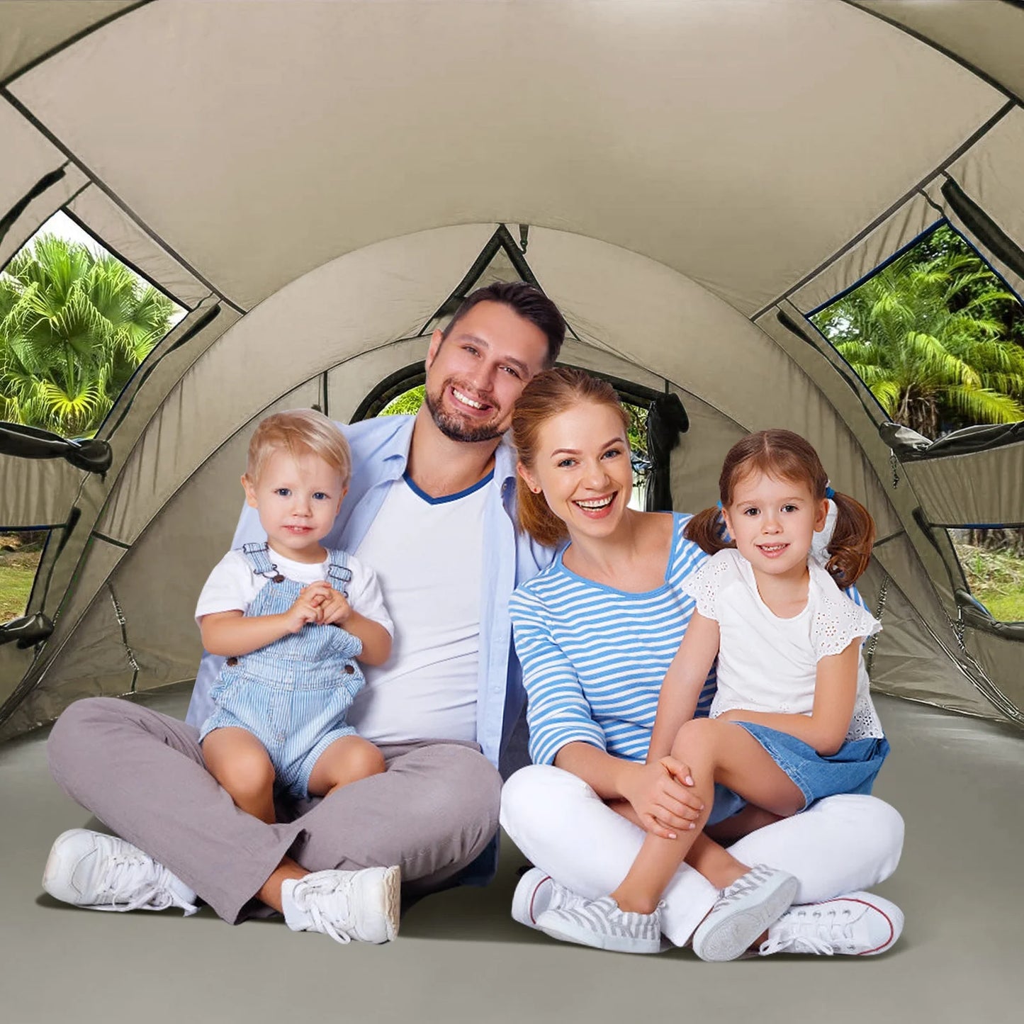 Instant 4-Person Camp Tent