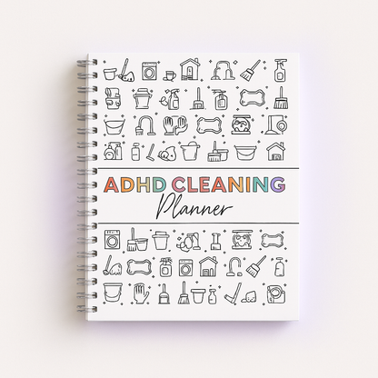SparkleMind™ ADHD Cleaning Planner