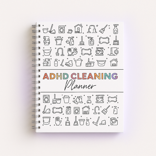 SparkleMind™ ADHD Cleaning Planner