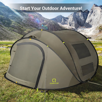 Instant 4-Person Camp Tent